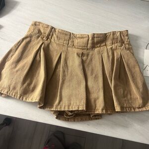 Zara mini skort skirt with shorts size medium worn once